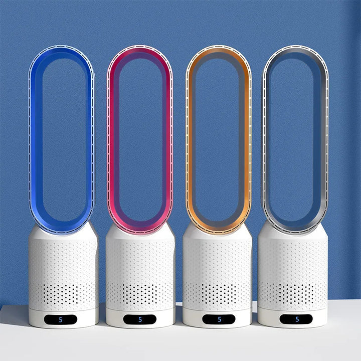Skanto | AirPure Pro – 3-i-1 Luftkjøler med UV-rensing & Ionisator | 6L Bærbar Kjølevifte