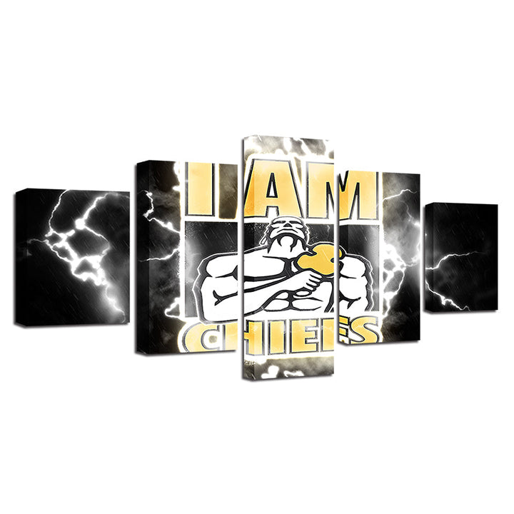 The Bold Chiefs lerretsbilde i 5 deler