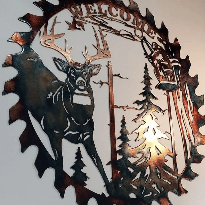 Metall veggkunst, laserkuttet | Skanto