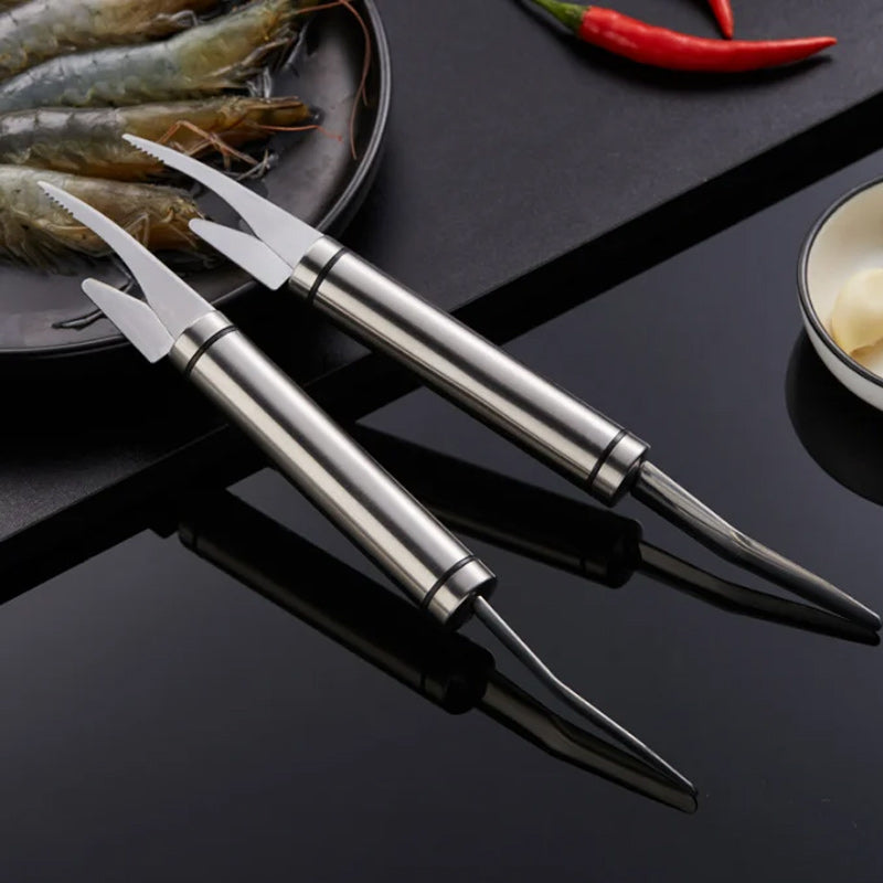 Skanto | 5 i 1 Multifunksjonell Reker Line Fish Maw Kniv
