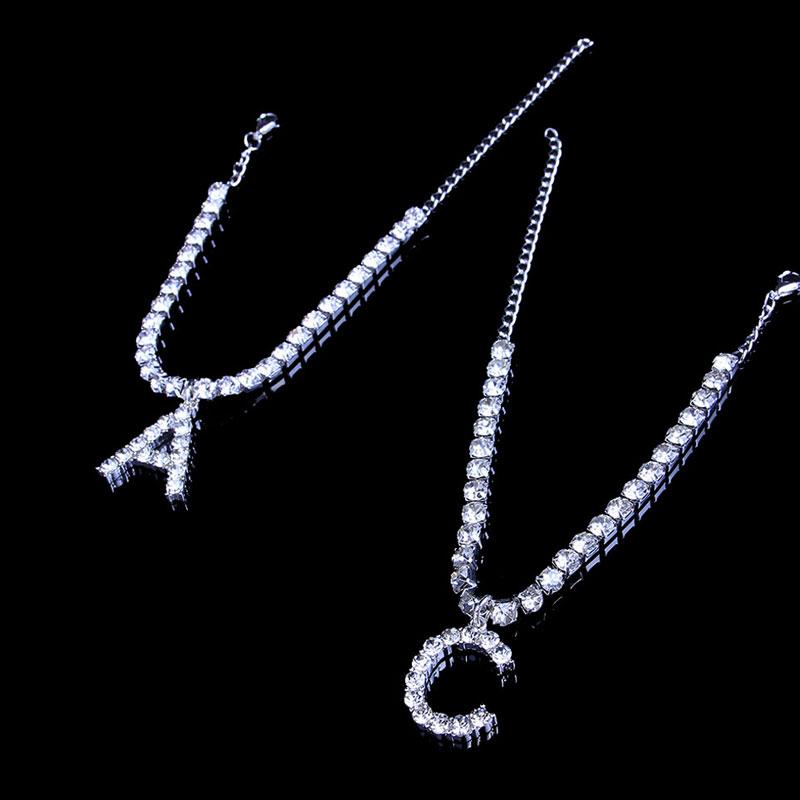 Skanto | Rhinestone Buchstav Ankelbånd