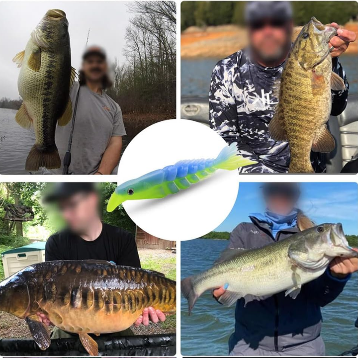 Skanto | Gummifisk med flere segmenter