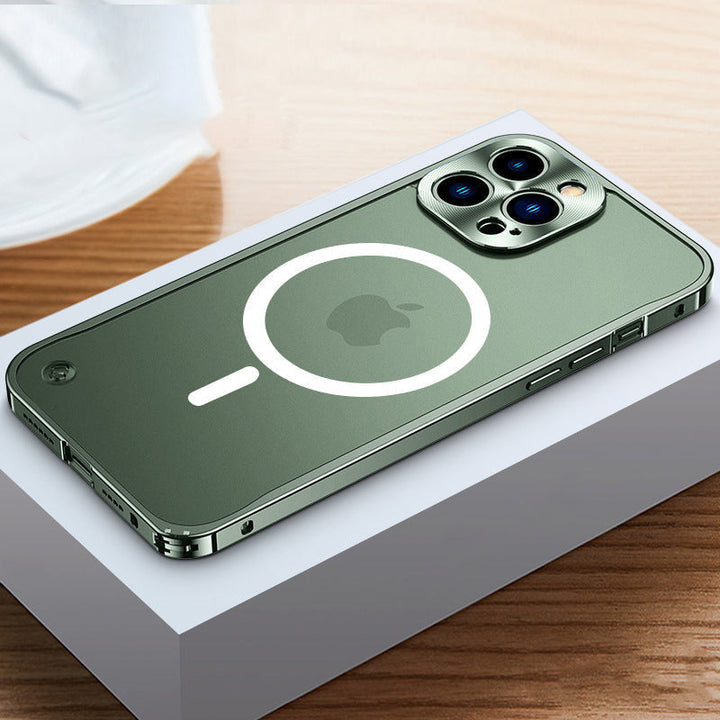 Magnetisk deksel for iPhone med metallramme | Skanto