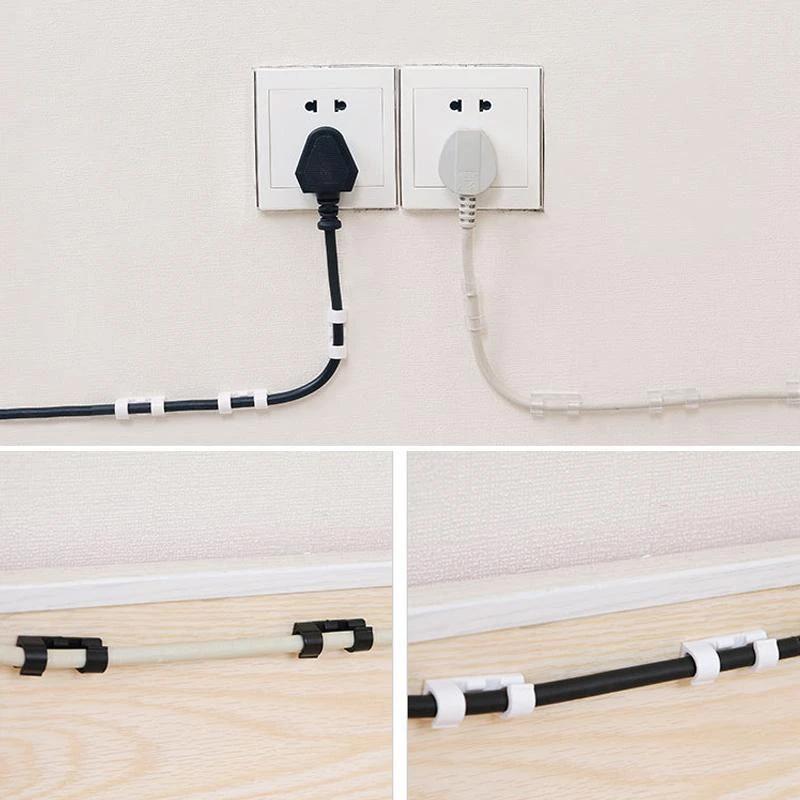 Selvheftende Wire/Kabel Klips i Plast | Skanto