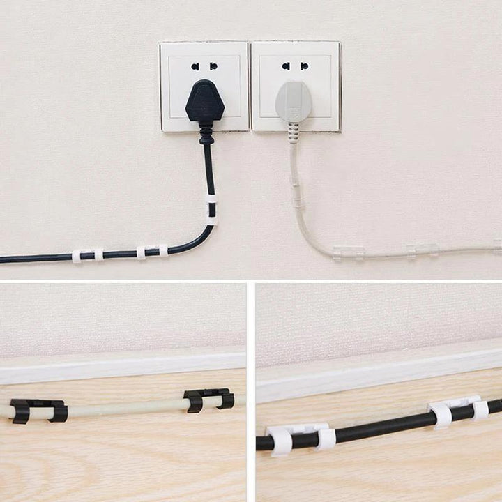 Selvheftende Wire/Kabel Klips i Plast | Skanto