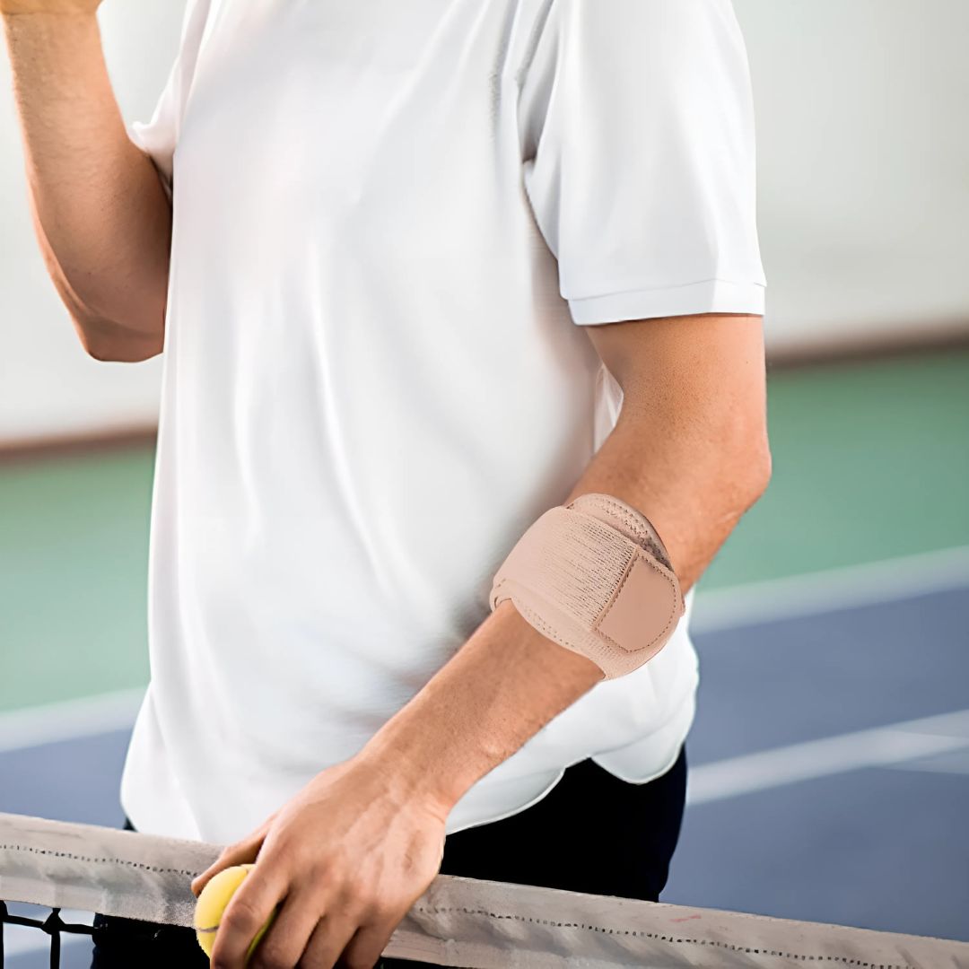 ElbowEase | Tennis Albeband – Justerbar Kompresjon – Pustende Lettvektsdesign – Sports & Arbeidsstøtte Skanto