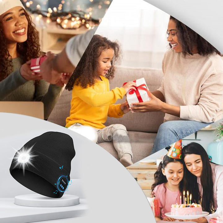 Skanto | LED Bluetooth Lue med Avtakbare Høyttalere