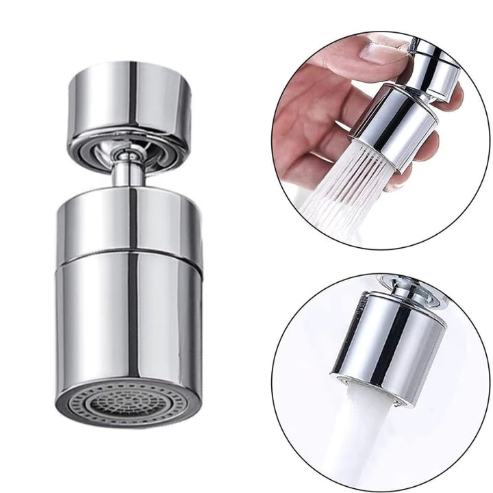 SprayMaster 360° Justerbart Kranfeste med Dobbelt Spray Modus Skanto