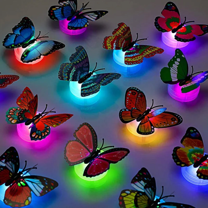 Skanto | 3D LED Sommerfugl Dekorasjon Nattlys