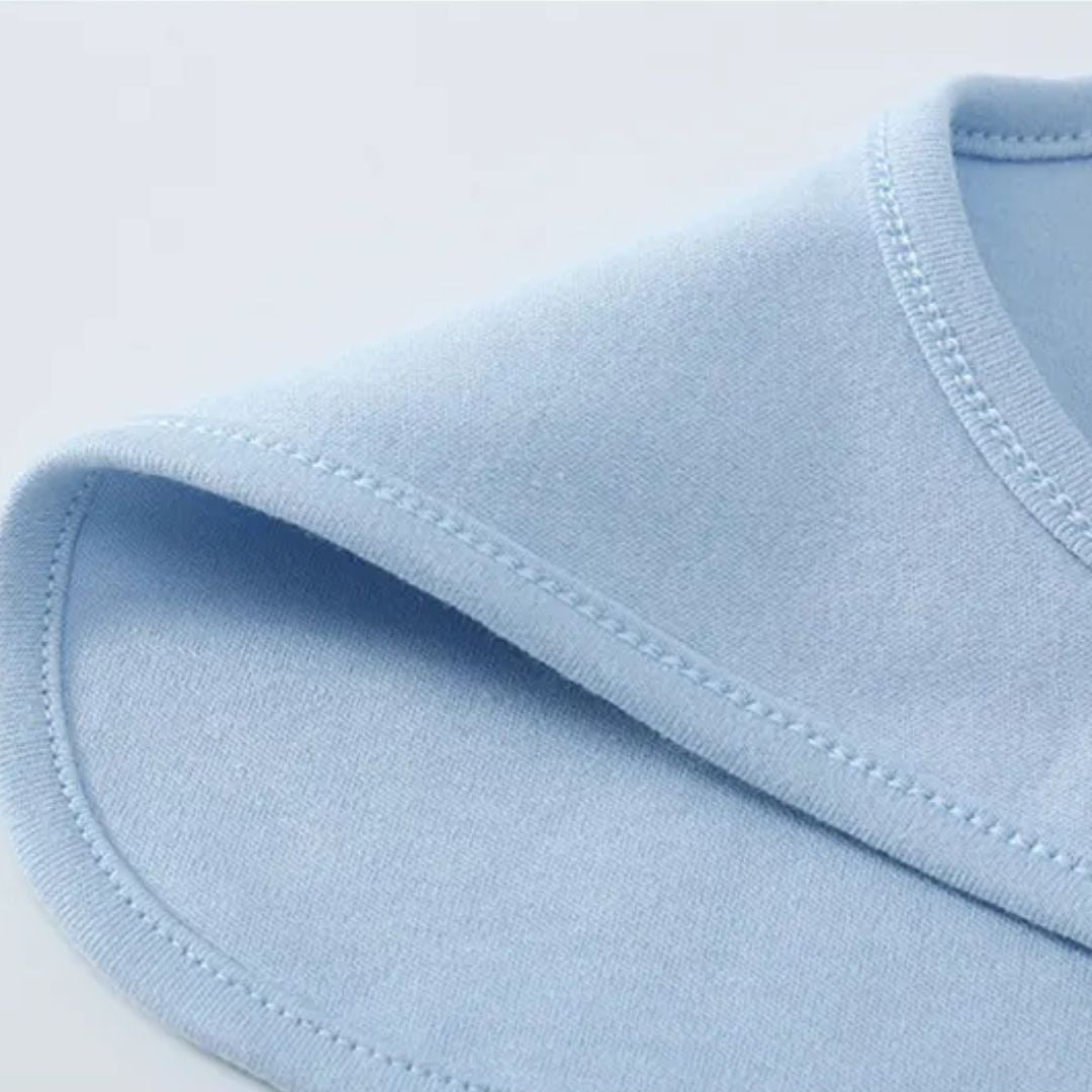 Norvo | Baby Bib laget av myk bomull – absorberende og hudvennlig med trykknapp