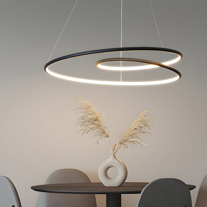 Moderne LED-lampe med dimmefunksjon – pendellampe for spisestue og stue | Skanto