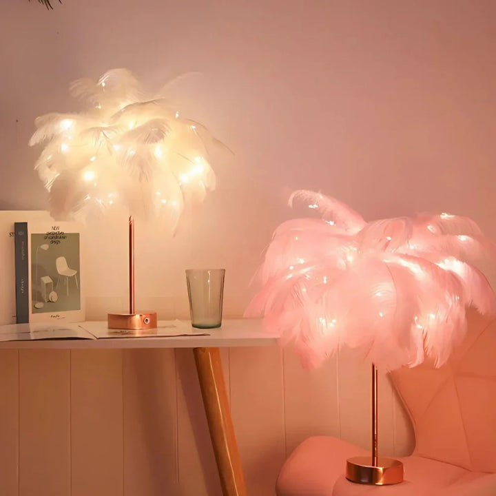 Atmosfærisk Fjær Palm Tre Lamp - LumaPalm | Skanto