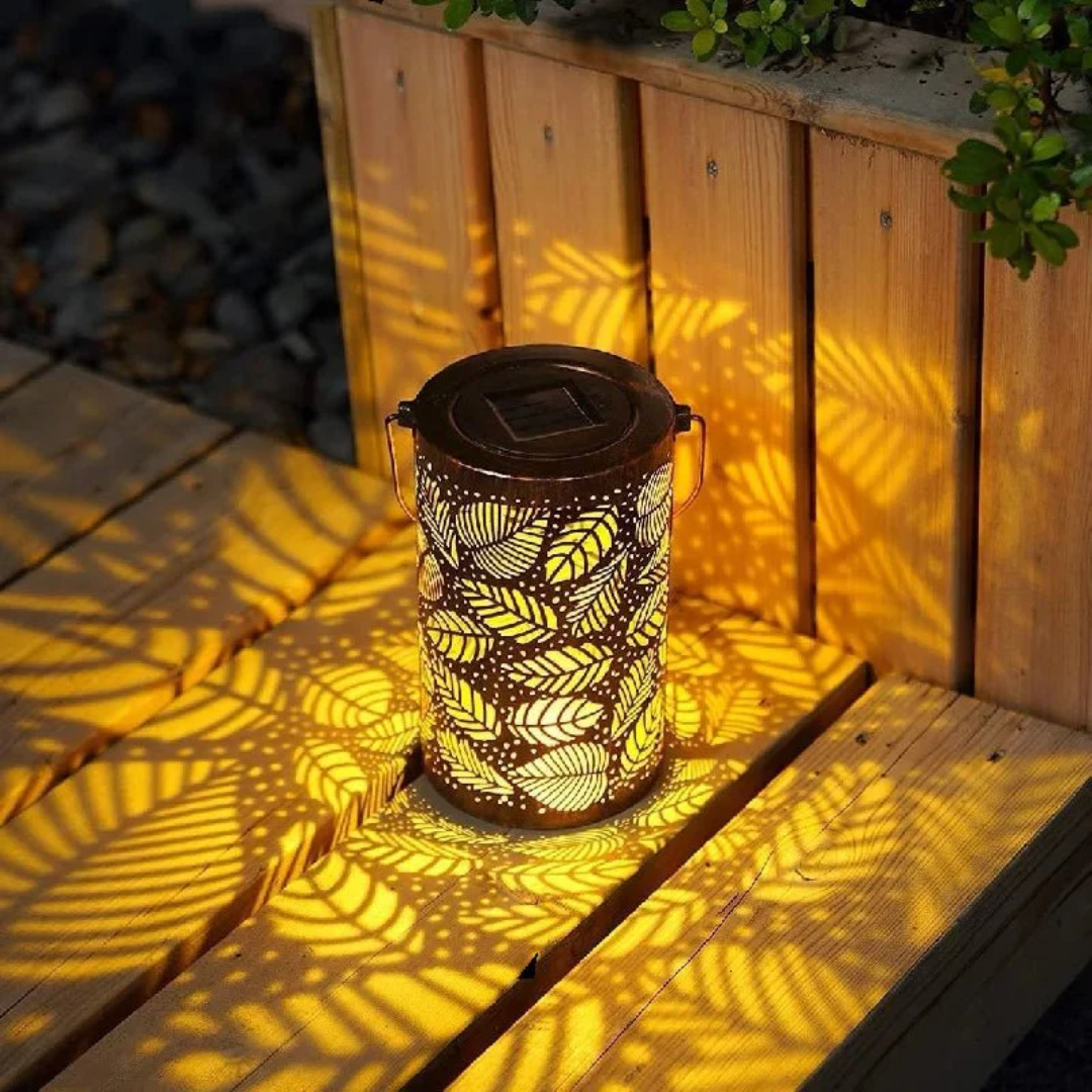 Skanto | Solenergi Utendørs Lampe med Bladmotiv