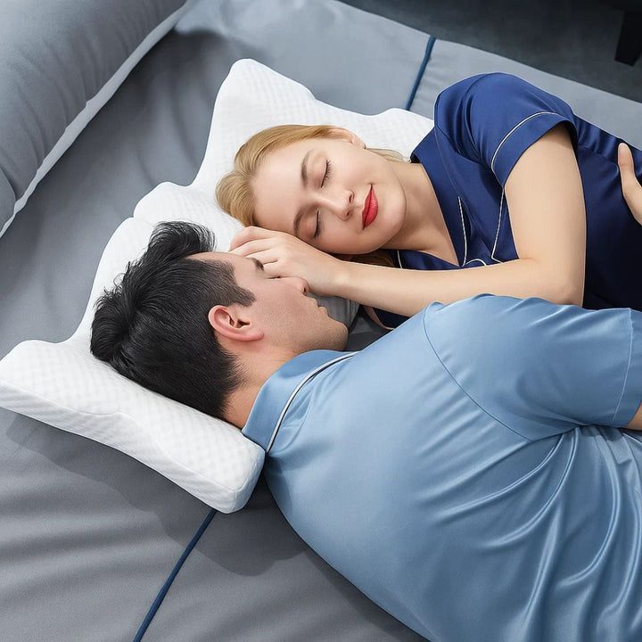 Spine Relief & Posture Alignment – Contour Memory Foam – Pain-Free Deep Sleep Support Skanto