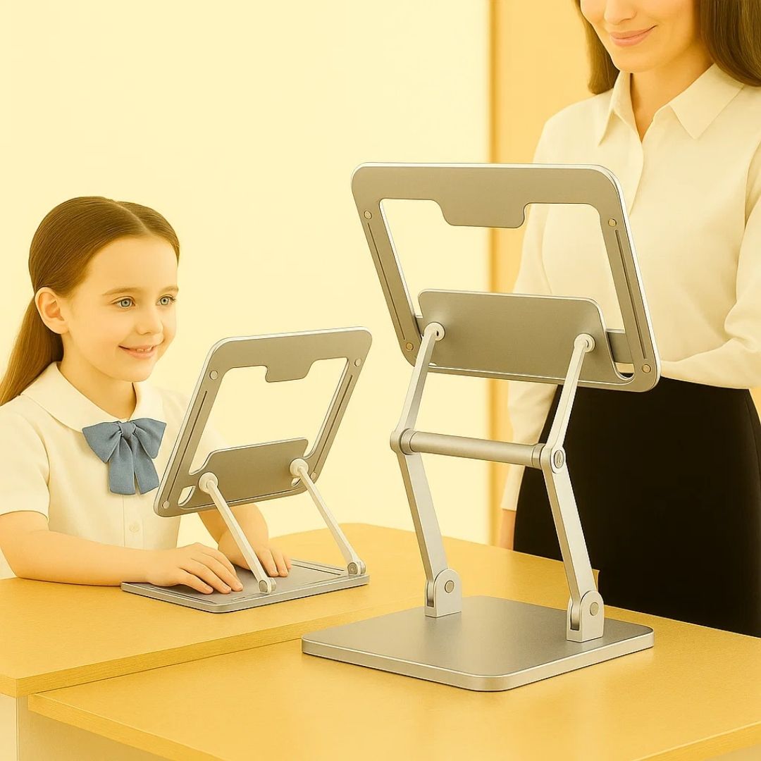 ReadEase | Justerbart Lese Stativ – Ergonomisk Nakkeavlastning – Sammenleggbart Kompakt Design – For Hjem, Kontor & Skrivebord Komfort Skanto