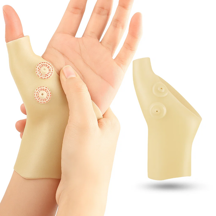 Smertelindring + Kompresjon – Non-Slip Silikon – Artritt & Leddstøtte for Hverdagskomfort Skanto
