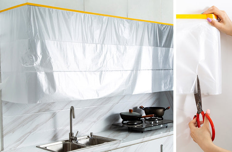 Skanto | Multi-purpose Clear Plastic Anti-dust Cover, Durable & Waterproof, for Sofa, Closet, Couch, Table & More