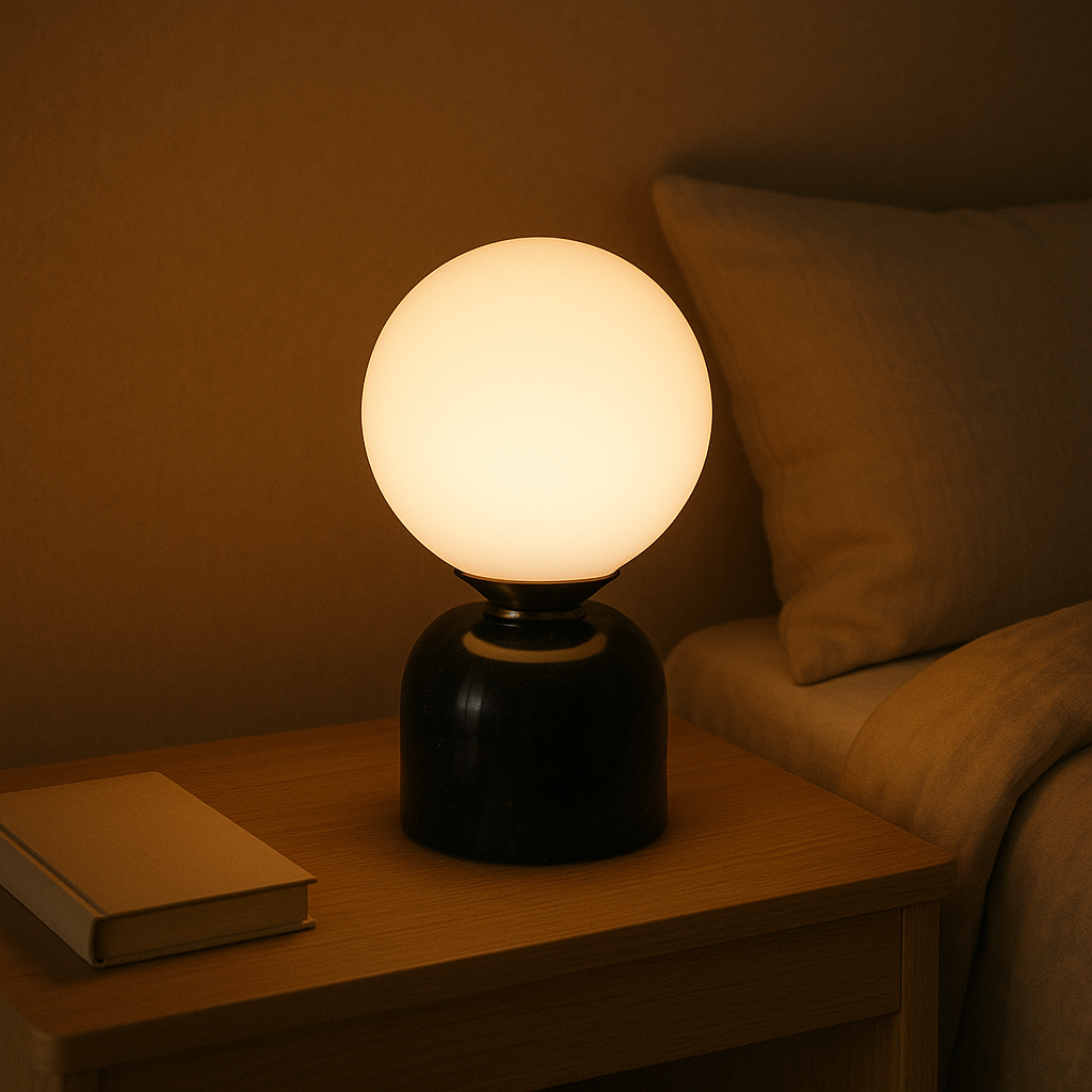 Skanto | Bordlampe i moderne design for stue eller soverom