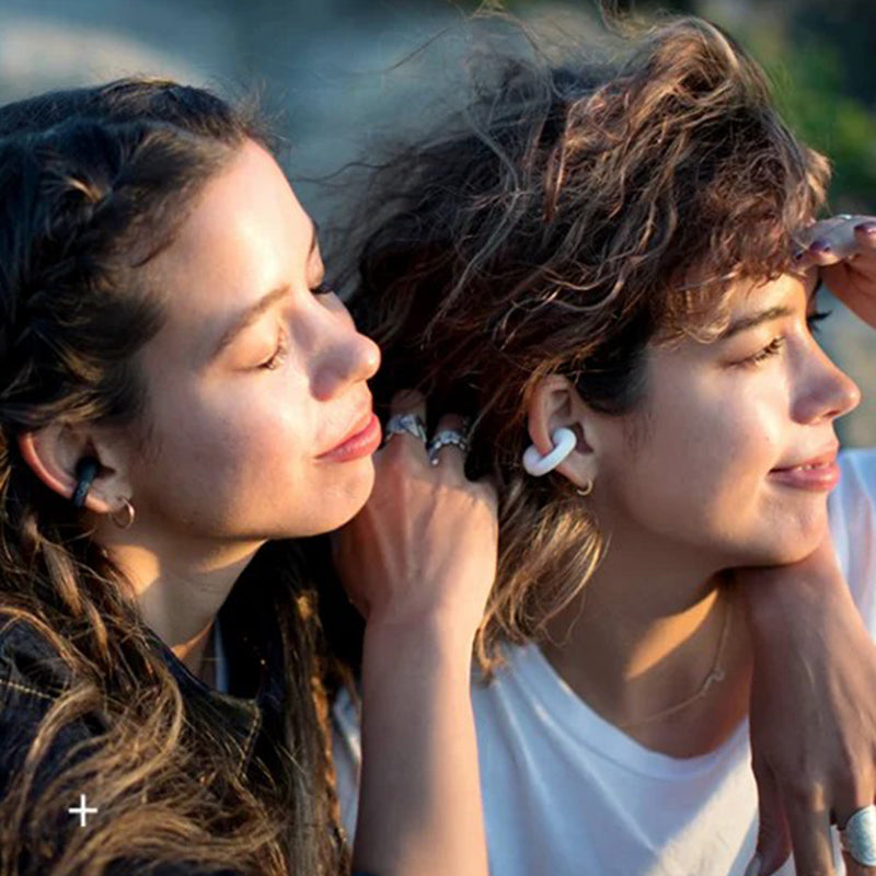 Bone conduction headphones with clip for the ear, wireless | Skanto