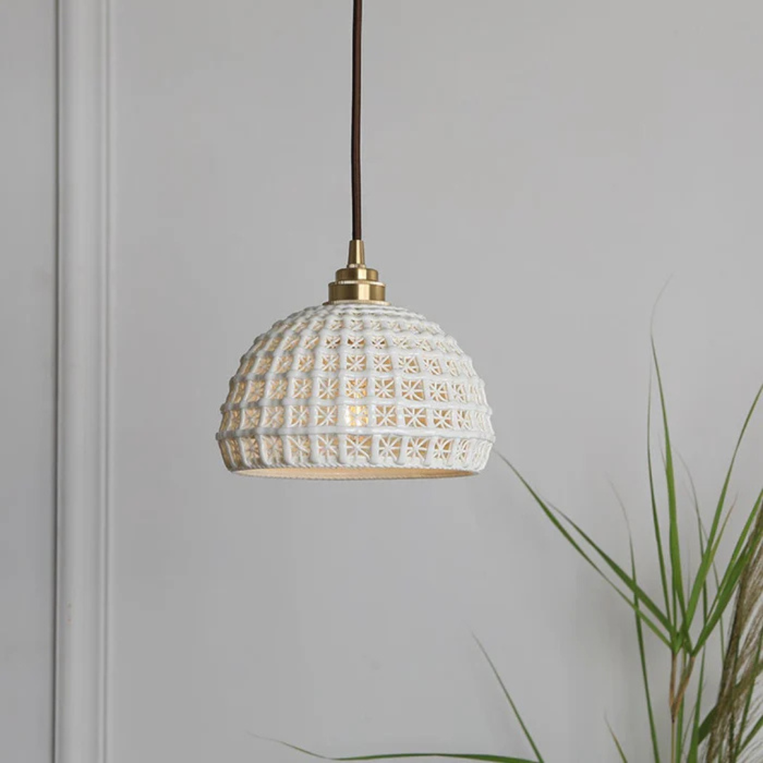 Skanto | Minimalistisk Keramisk Pendellampe