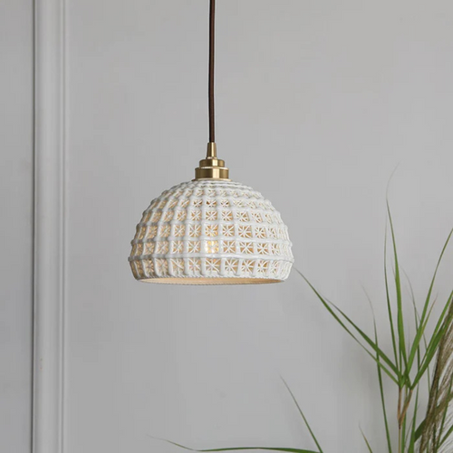 Skanto | Minimalistisk Keramisk Pendellampe