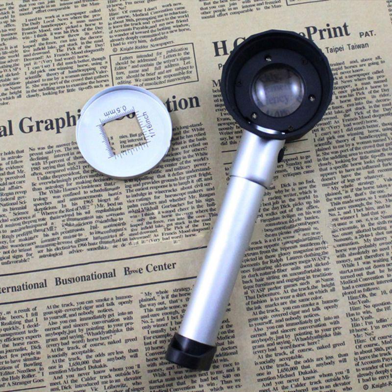 Skanto | 10X Forstørrelsesglass med Skala og LED Lys
