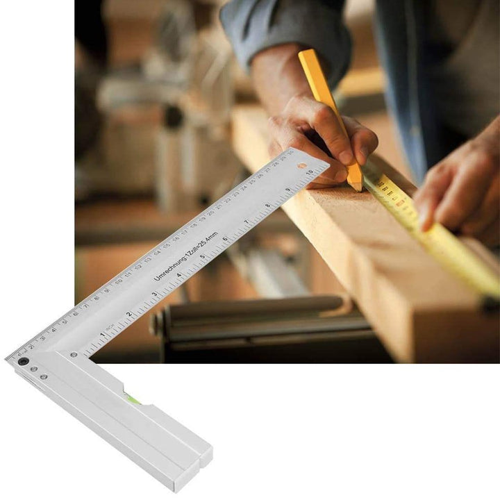 Skanto | Aluminiumlegering trekant- og firkantlinjal