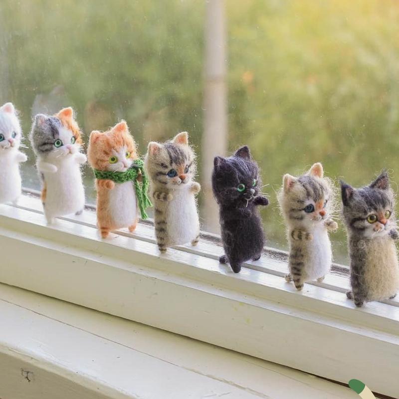 Skanto | DIY Katt Ull Filtdgave for Katteelskere
