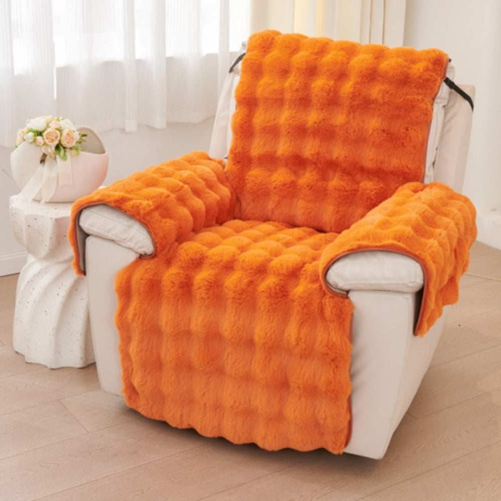 Skanto | Faux Fur Recliner Sofa Cover