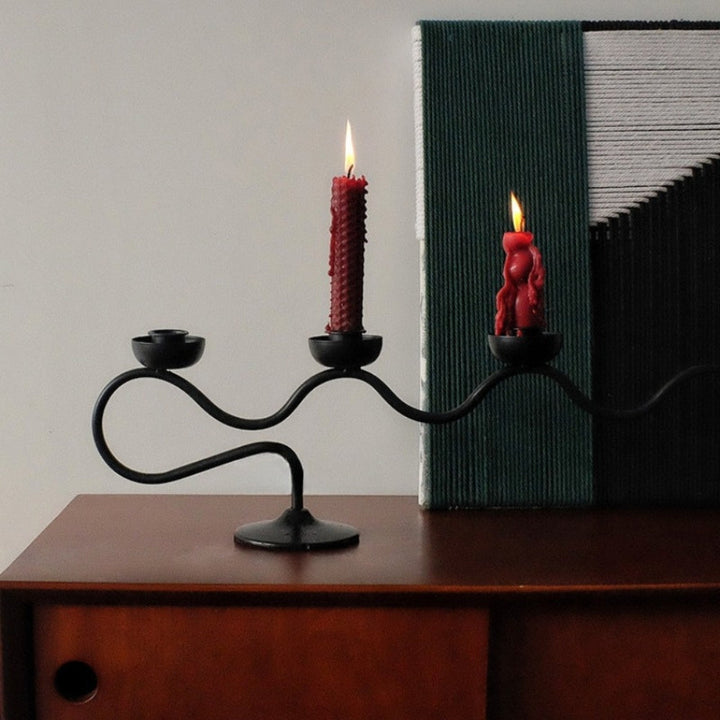 Skanto | Tri Jern Tvinnet Lysestake