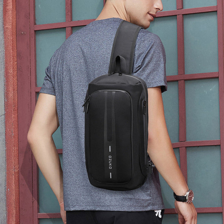 Skanto | Multifunksjonell Herre Sports Vanntett Sling Bag