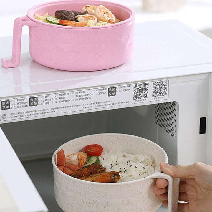 1200ml Mikrobølgeovn Ramen Skåler med Sil | Skanto
