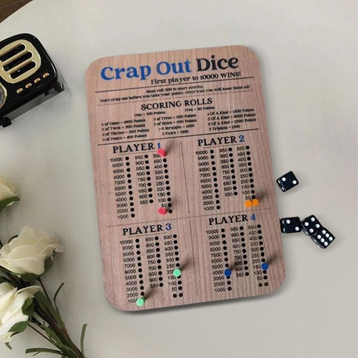 Skanto | Crap Out Terning Poengtavle
