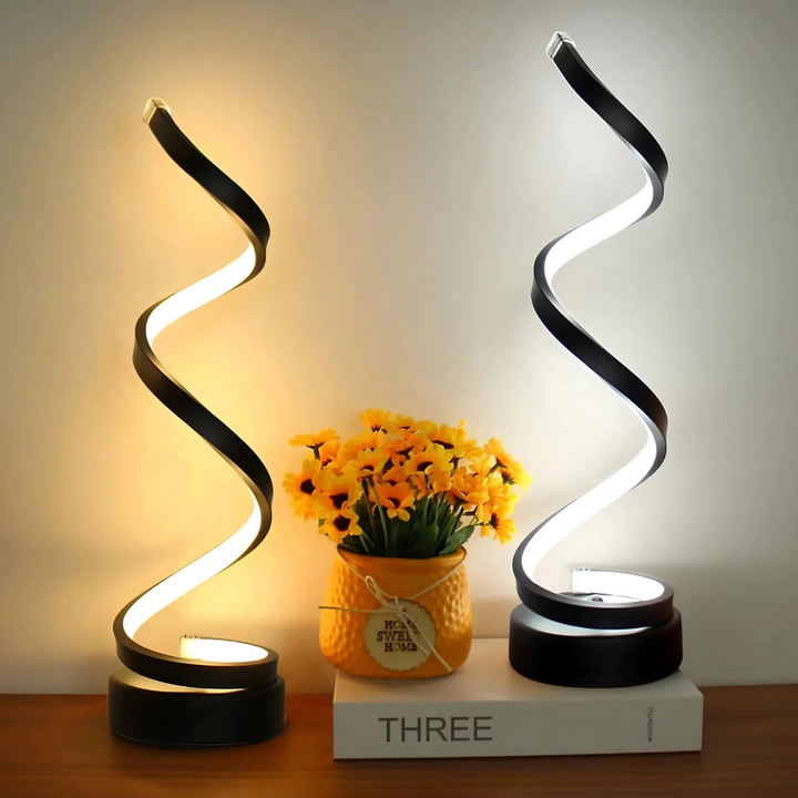 Skanto | LED Bordlampe med Spiral Design