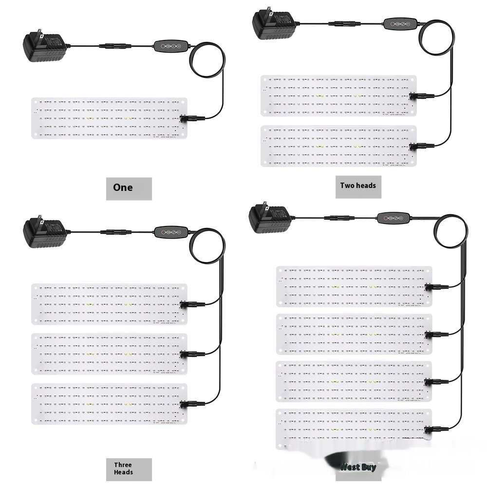 Skanto | LED Quantum Plante Lys Panel for Vekst og Farge Fremming – Med Justerbar Lysmodus