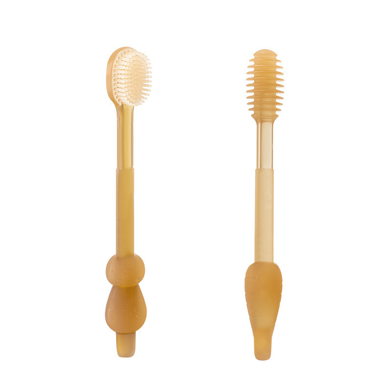 Norvo | Baby tannbørstesett laget av silikon – Med oppbevaringsboks for på farten