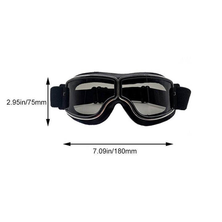 Skanto | Vintage Vindtett Motorsykkelbrille