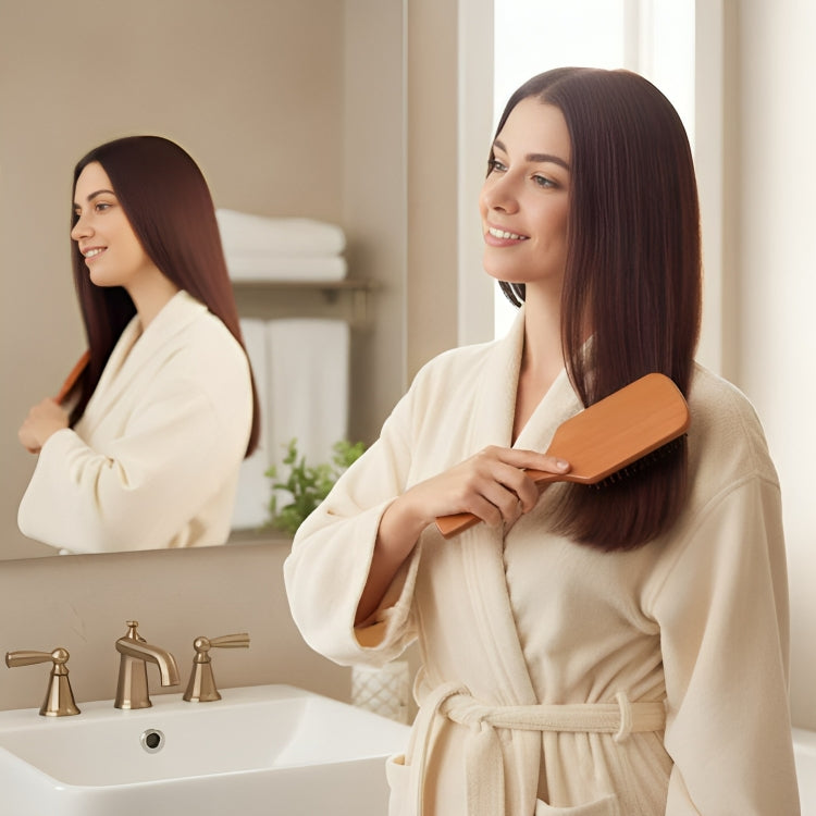Static Detangling Brush – Frizz Control – Air Cushion Pad – Reduces Breakage – Adds Smooth, Shiny & Healthy-Looking Hair Skanto