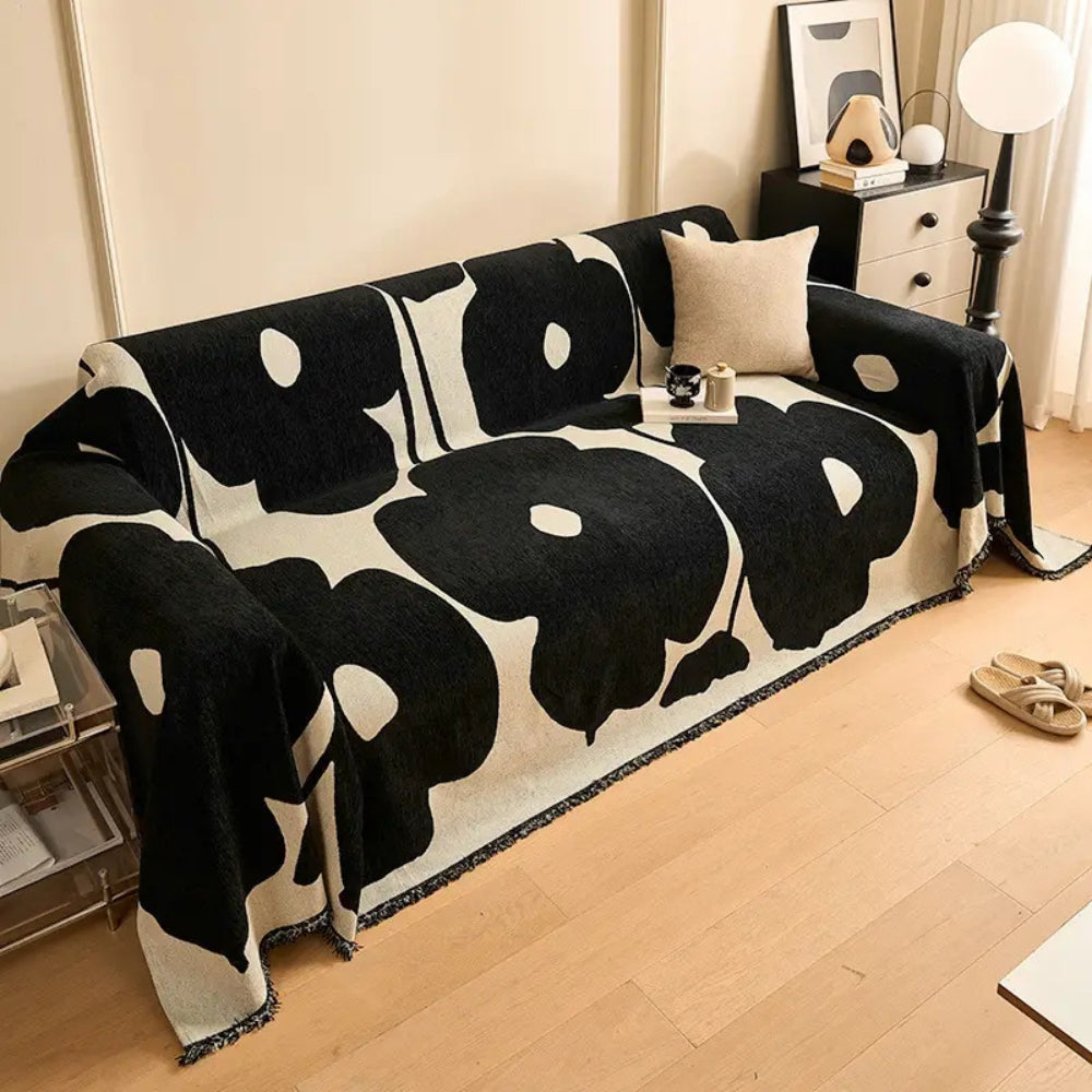 Skanto | Monaco Vevd Moderne Kunst Sofa Trekk