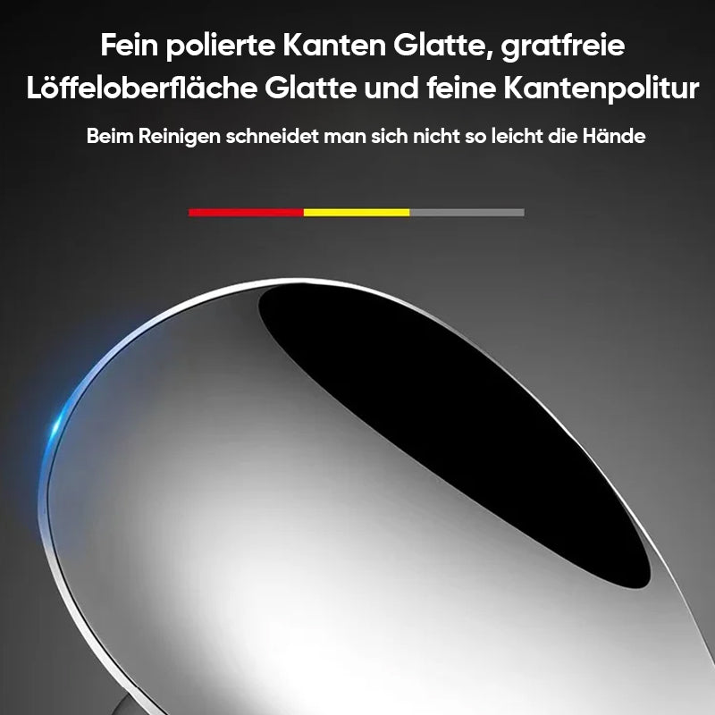 Tykk rustfritt stål non-stick ris skje | Skanto