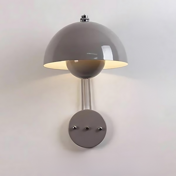Moderne blanke metal LED vegglampe | Skanto