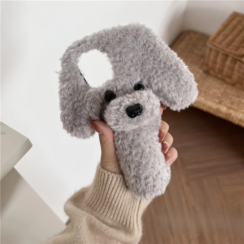 Skanto | Søt Hund Fluffy Snuggly iPhone Etui