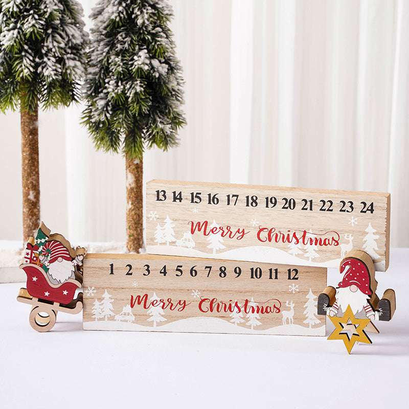 Skanto | God jul Tre mobil julekalender dekorasjon Santa Claus