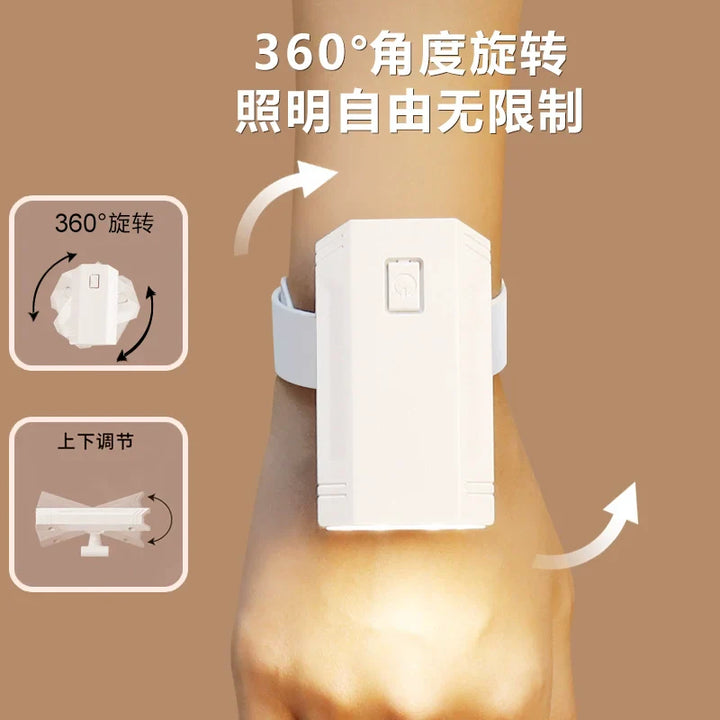 Skanto | Bærbar Håndleddsbelysning USB Mini Skrivebordslampe for Sovesal Lesing & Nattbruk