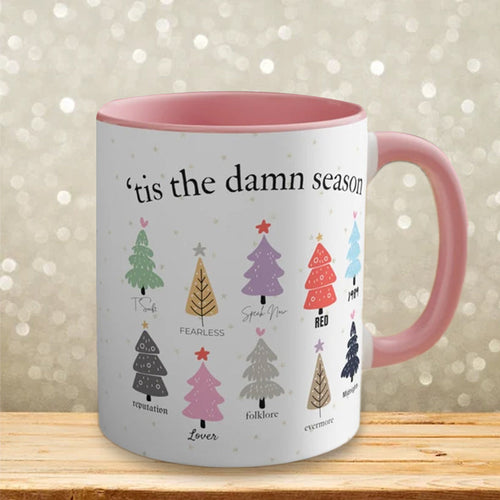 Tis The Damn Season Christmas Mug - Musikkalbum som julekler | Skanto