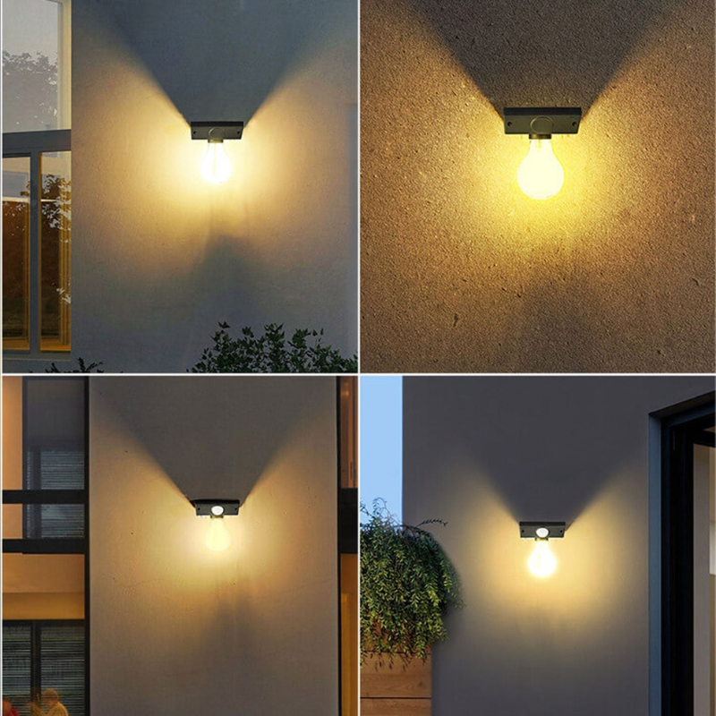 SolarGuard Vegglampe med bevegelsessensor Skanto