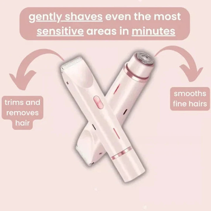 Skanto | Dual Head Electric Shaver for Women with Trimmer