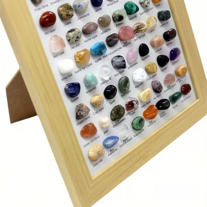 Skanto | 80 Mineral Spesimen Rammet Boks
