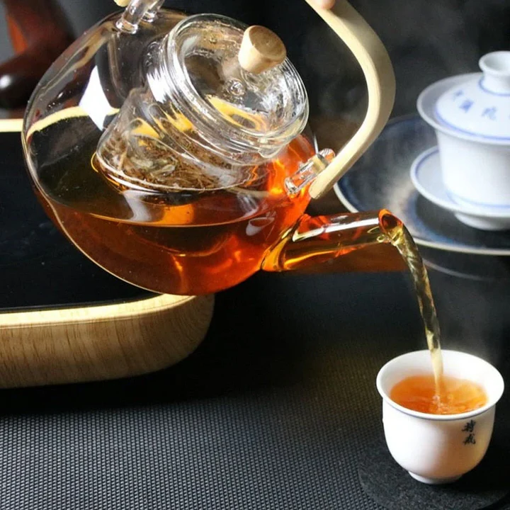 Skanto | Glass Teapot Varmeresistent Borosilikatglass Teapot Kjele Teapot
