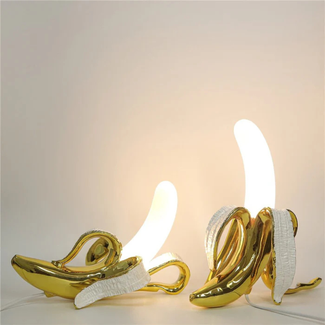 Skanto | Golden Banana LED Bordlampe